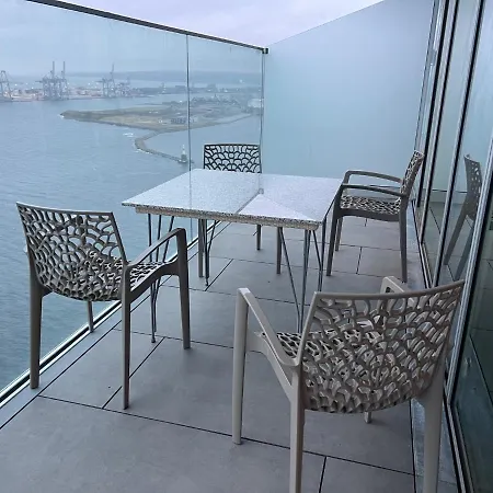 26-etage Med Utrolig Havudsigt 公寓 Århus